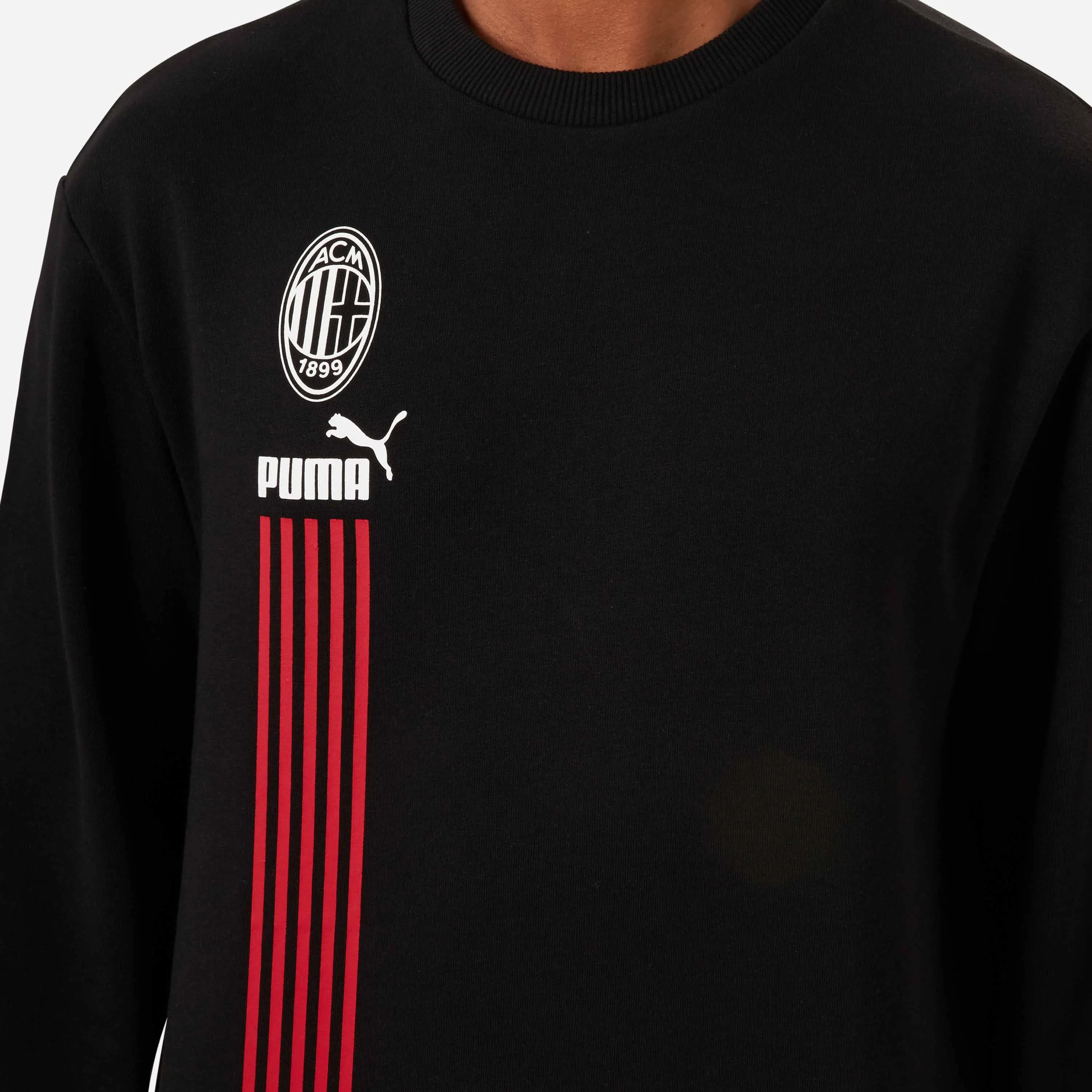 FELPA MILAN CREWNECK CON STAMPE E PATCH