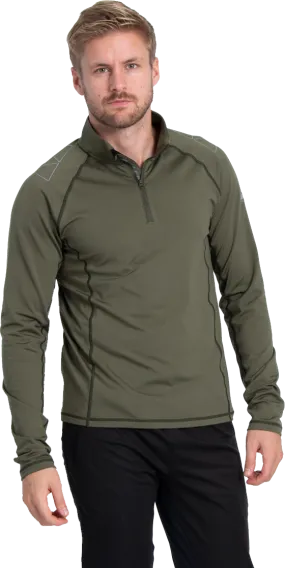 Fischer Men's Vemdalen Baselayer Long-Sleeve Olive | Buy Fischer Men's Vemdalen Baselayer Long-Sleeve Olive here | Out