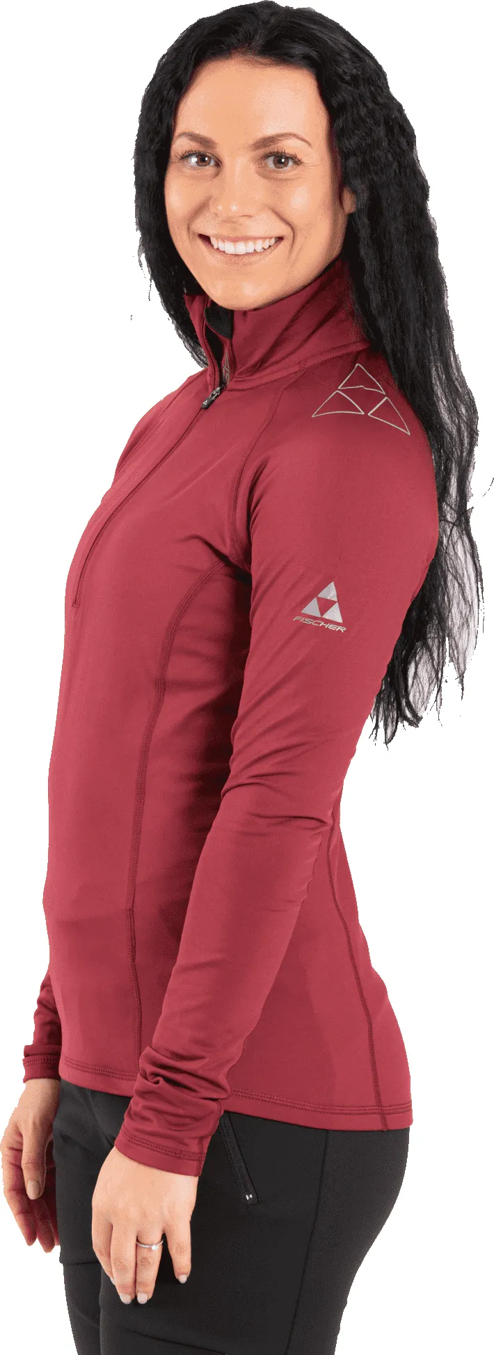 Fischer Women's Vemdalen Baselayer Top Burgundy | Buy Fischer Women's Vemdalen Baselayer Top Burgundy here | Outnorth