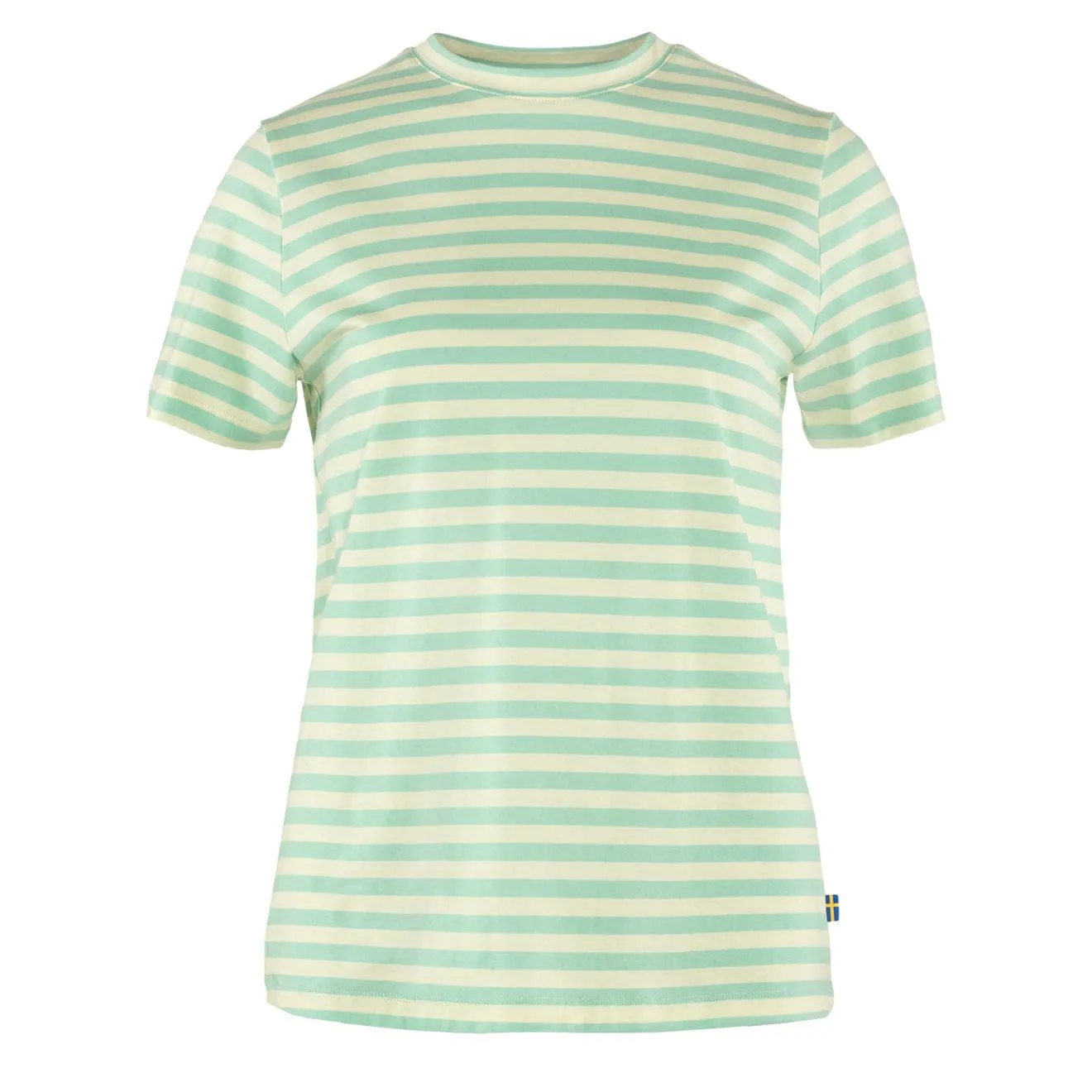 Fjallraven Womens Striped T-Shirt Sky / Chalk White