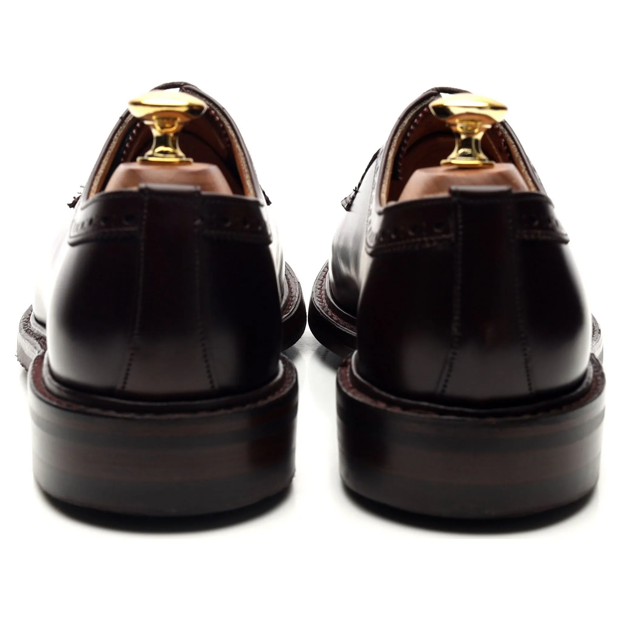 'George IV' Burgundy Leather Derby UK 6 F