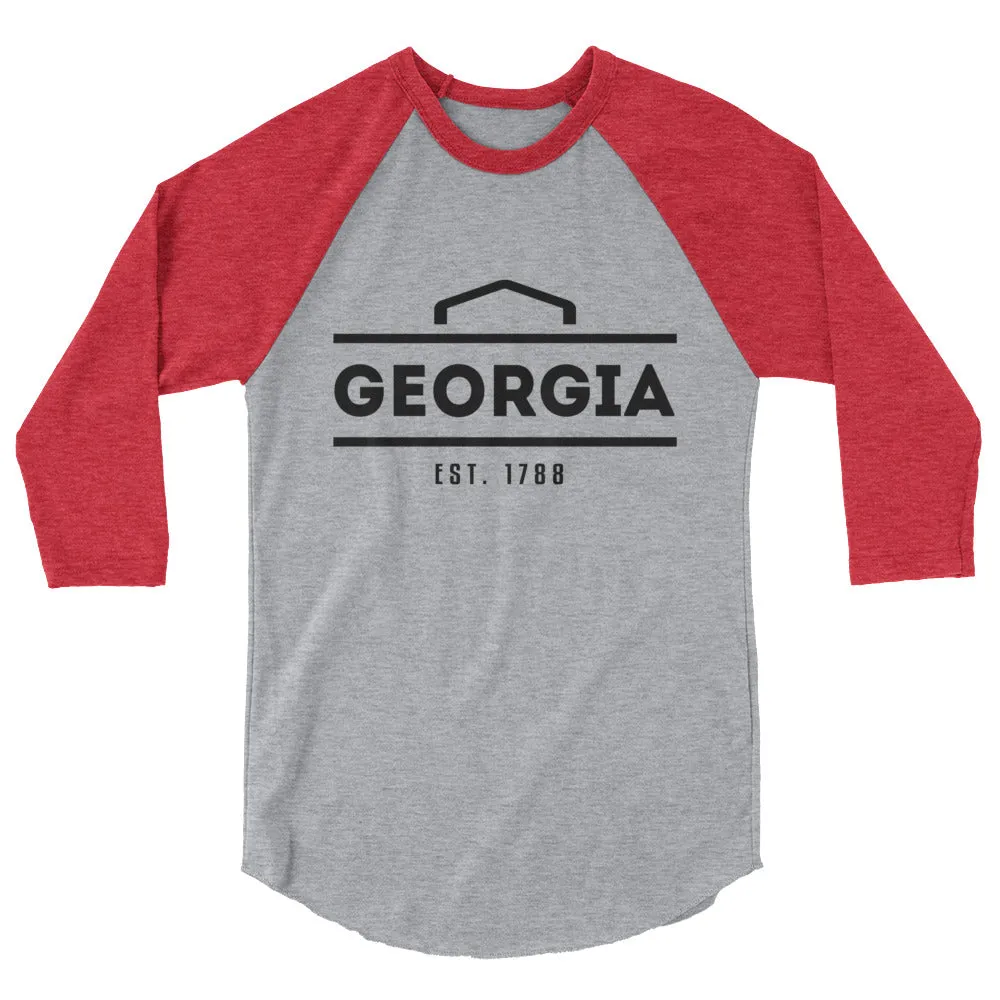 Georgia - 3/4 Sleeve Raglan Shirt - Established