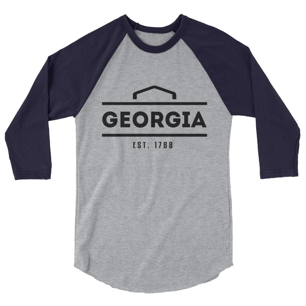 Georgia - 3/4 Sleeve Raglan Shirt - Established