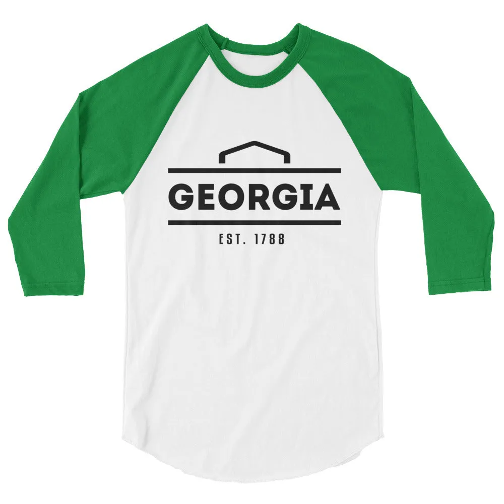 Georgia - 3/4 Sleeve Raglan Shirt - Established