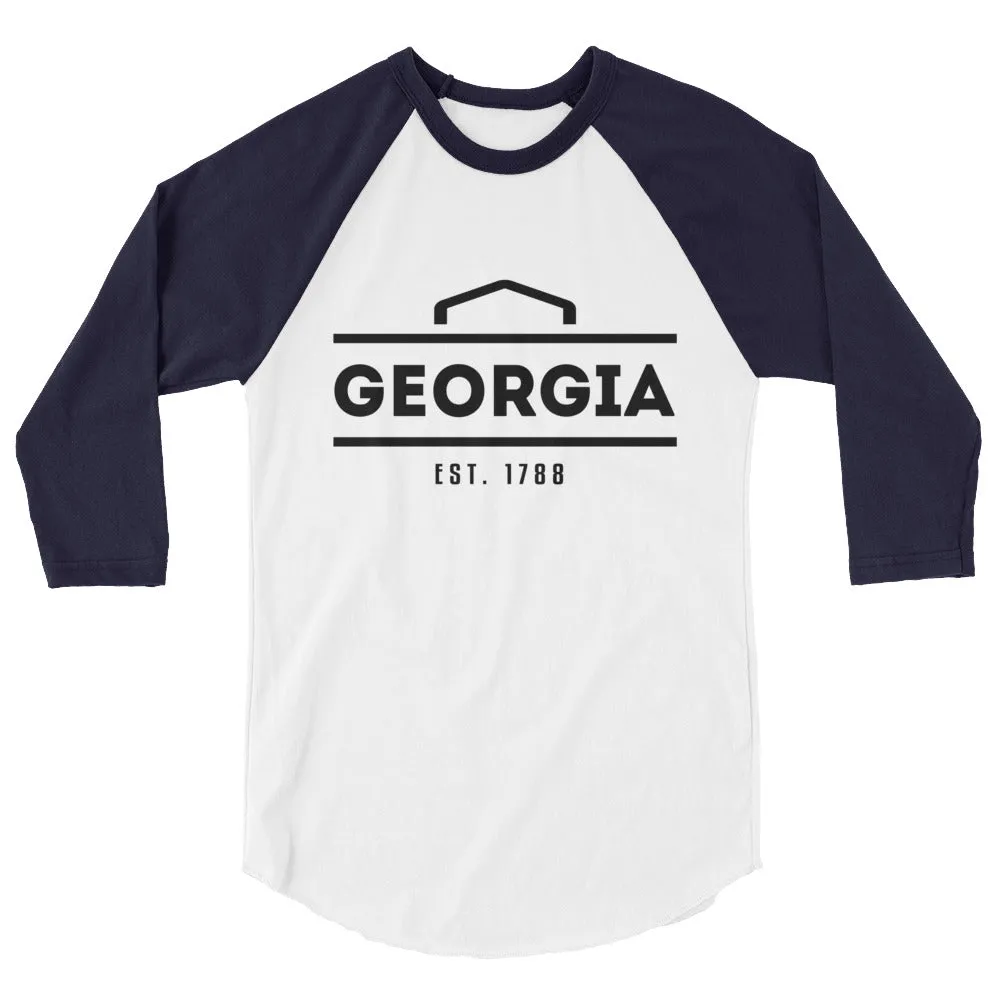 Georgia - 3/4 Sleeve Raglan Shirt - Established