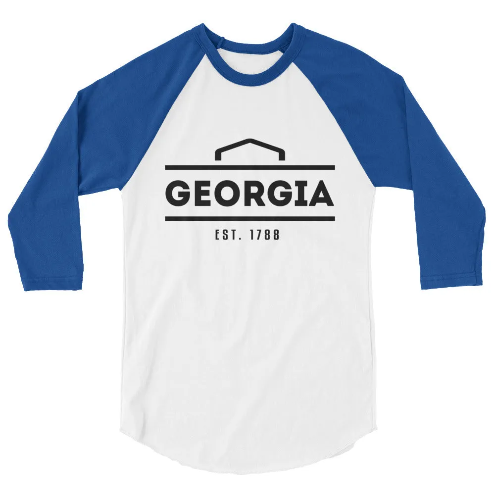 Georgia - 3/4 Sleeve Raglan Shirt - Established