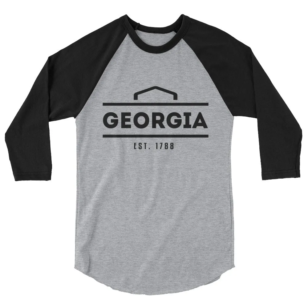 Georgia - 3/4 Sleeve Raglan Shirt - Established