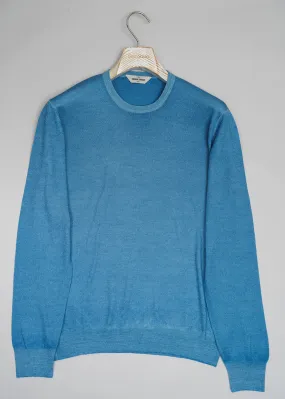 Gran Sasso Vintage Merino Crew Neck / Sky Blue