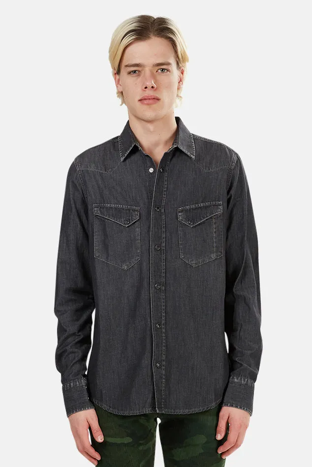 Gregory Denim Shirt Indigo Black