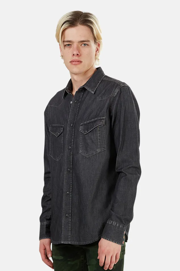 Gregory Denim Shirt Indigo Black