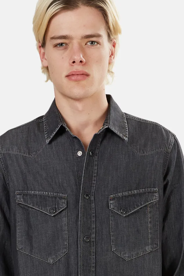 Gregory Denim Shirt Indigo Black