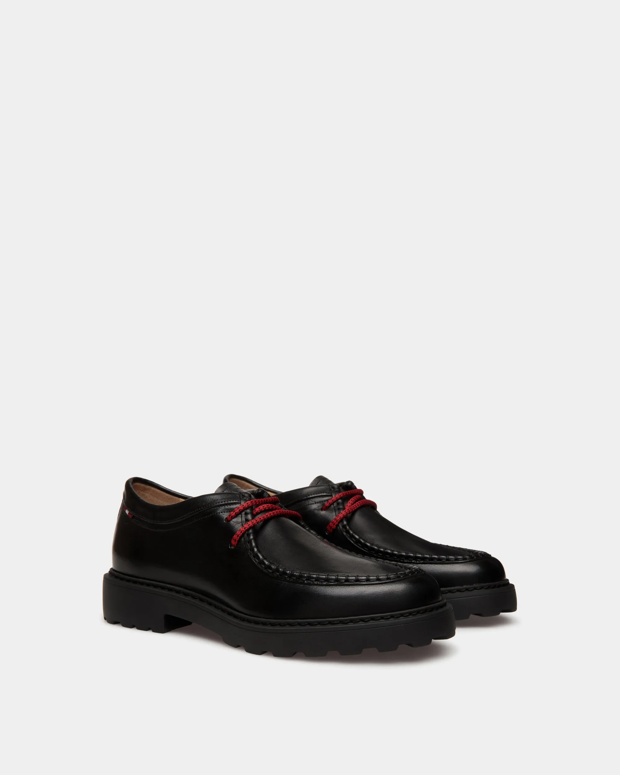 Gusto Derby in Black Leather