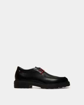 Gusto Derby in Black Leather