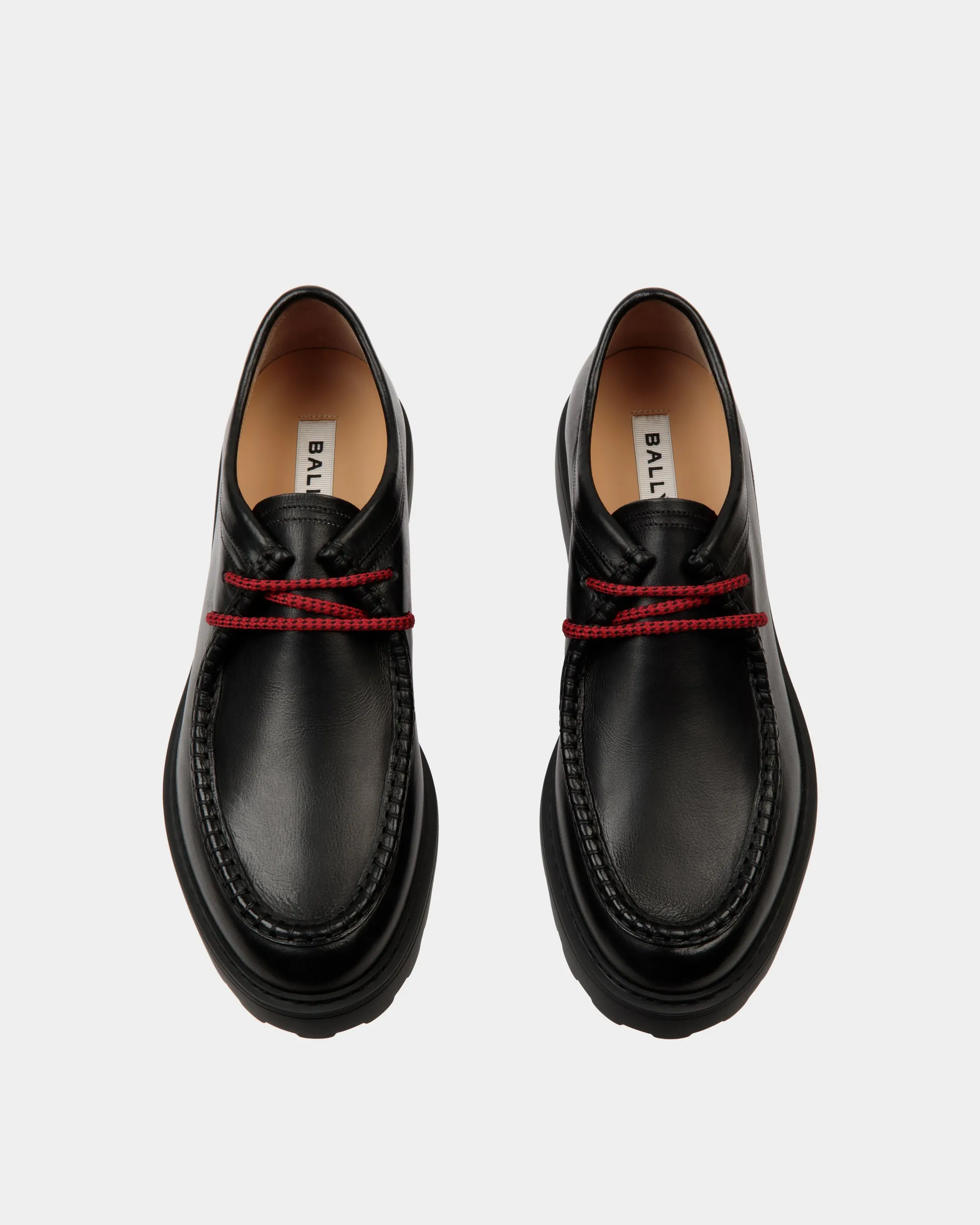 Gusto Derby in Black Leather