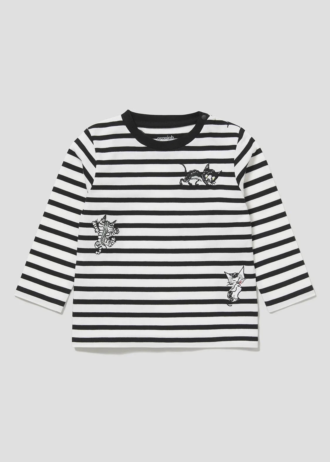 Hans Fischer Long Sleeve Tee (Hans Fischer_Family Stripes) - baby