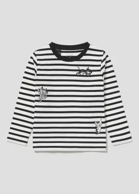 Hans Fischer Long Sleeve Tee (Hans Fischer_Family Stripes) - kids