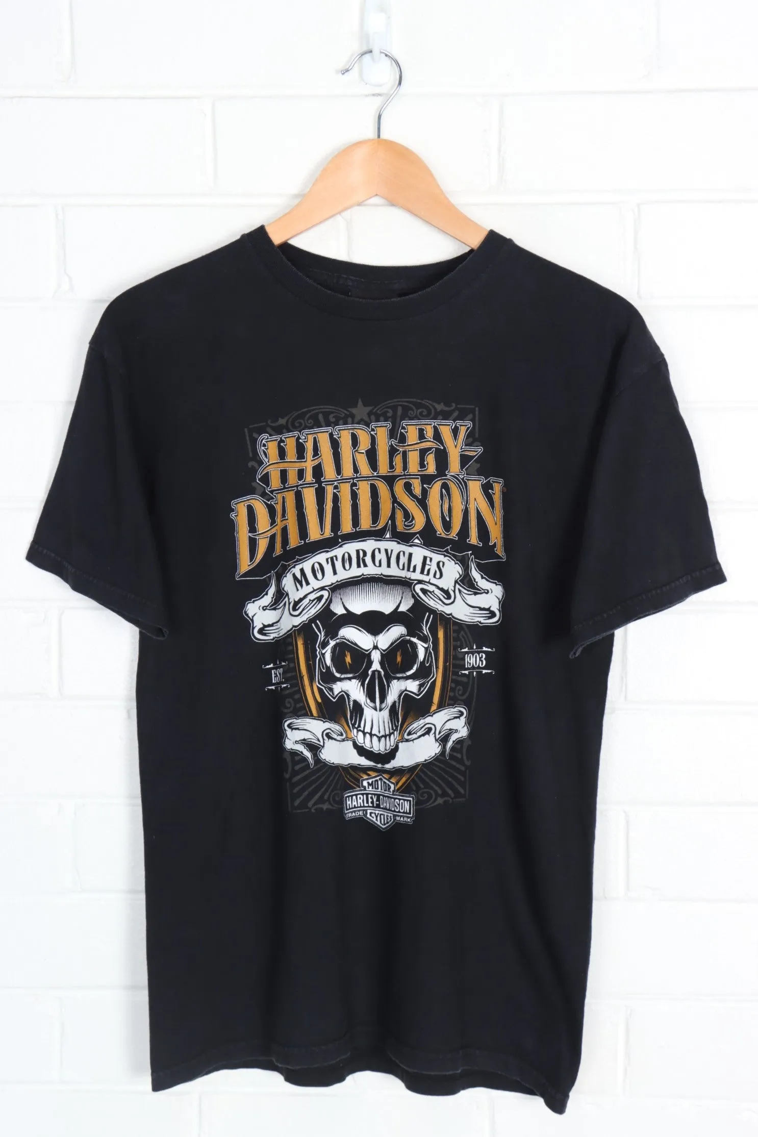 HARLEY DAVIDSON Skull High Desert Idaho Front & Back Tee (S-M)