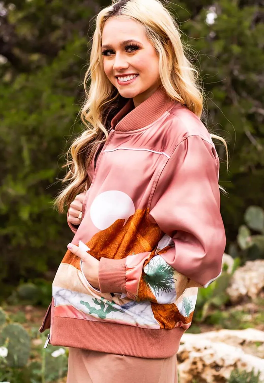 Hooey Womens Desert Bomber Jacket