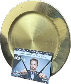 HOUSE: Dr Gregory House CB2 Gold Serving Plate from kitchen