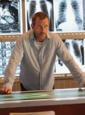 House: Dr. Gregory House's Leg X-Ray on poster board