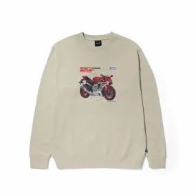 Huf 420 CC Crewneck Sweatshirt Stone