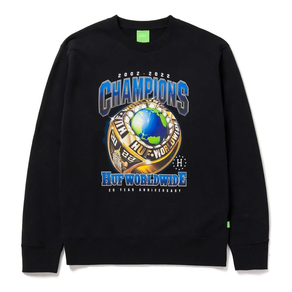 Huf Champions Crewneck Sweatshirt Black