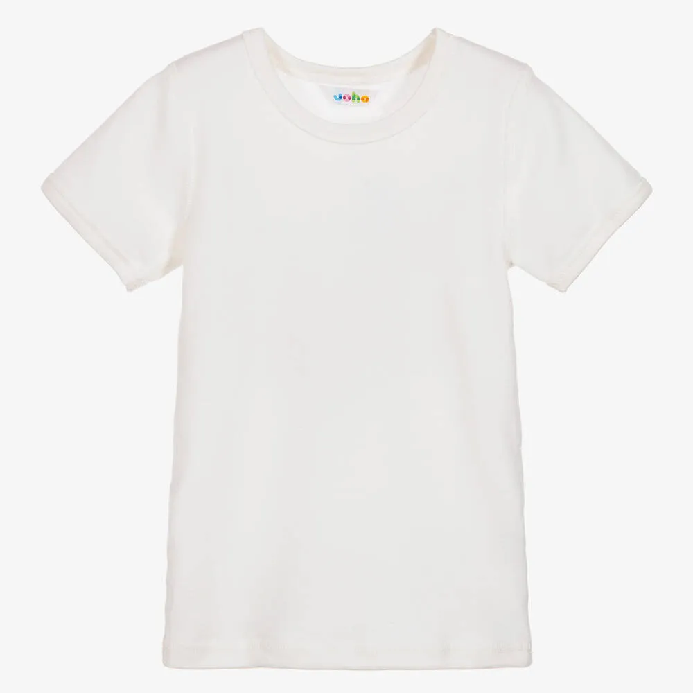 Ivory Thermal Wool T-Shirt