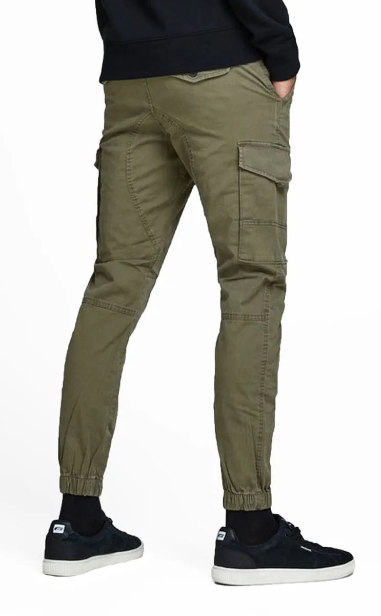 Jack & Jones Paul Flake Combat Pants Olive Night