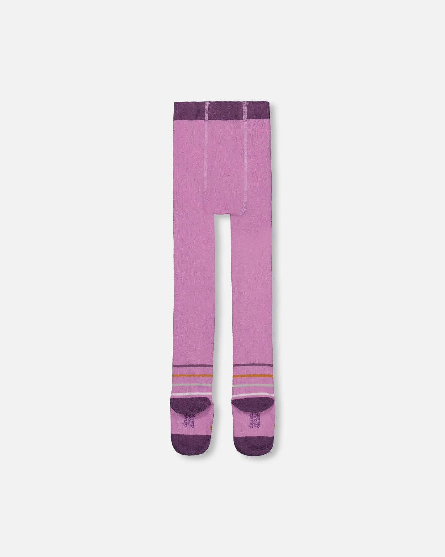 Jacquard Cat Tights Lilac