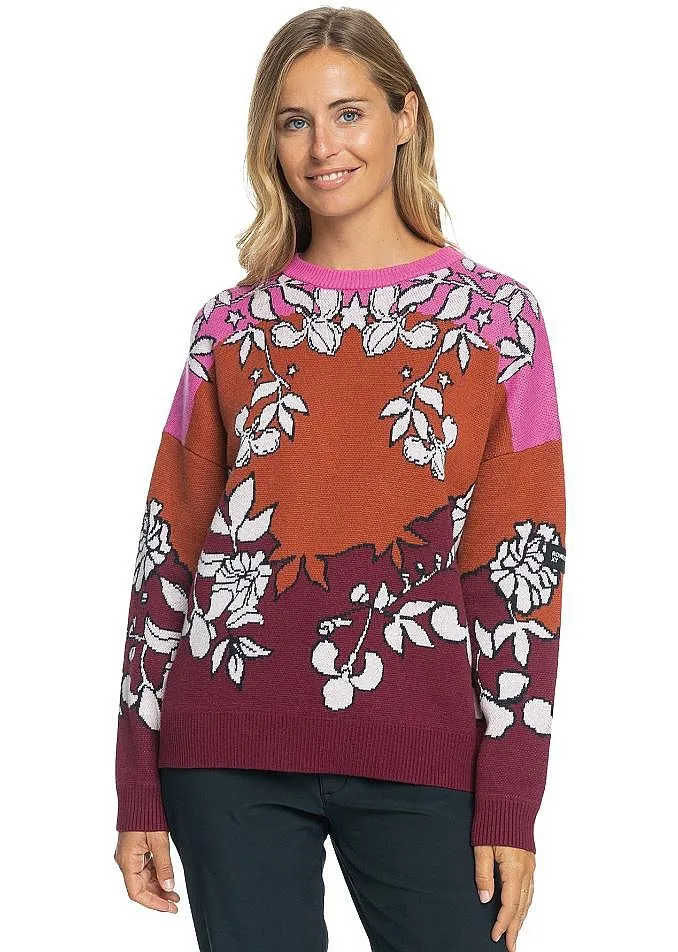 jumper Roxy Roxy X Rowley - RRJ1/Burnt Henna Laurel Floral - women´s