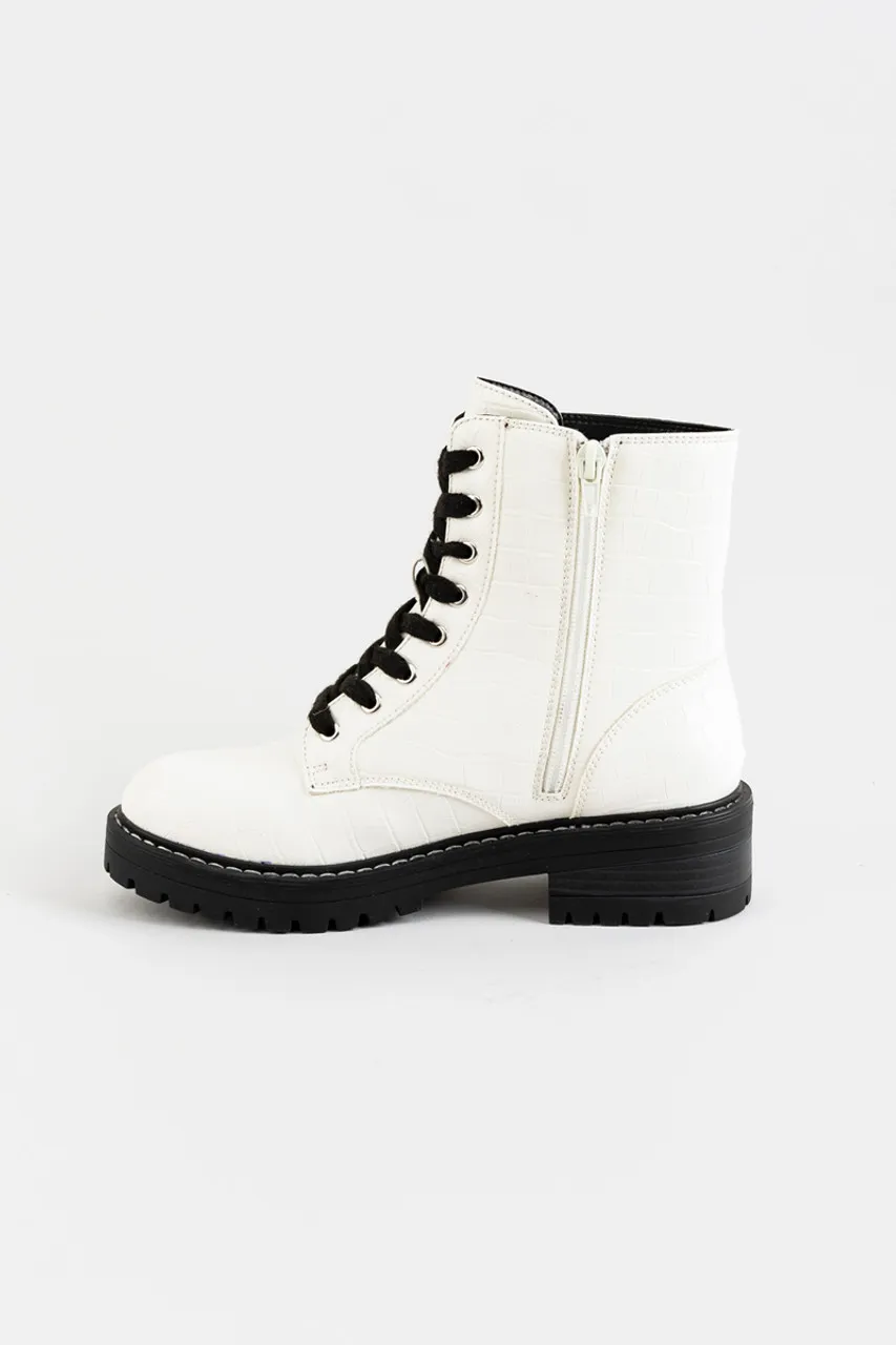 Kaedy Lace Up Combat Boot