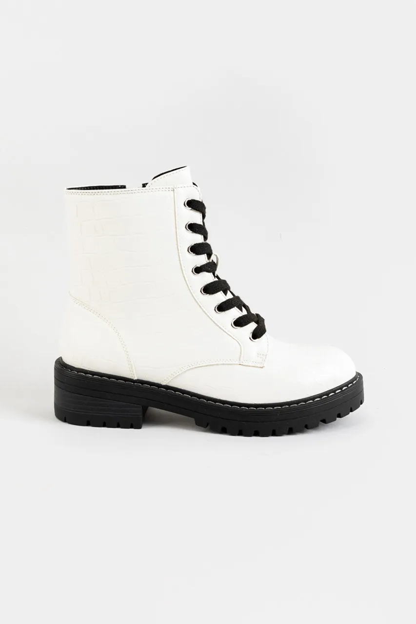 Kaedy Lace Up Combat Boot