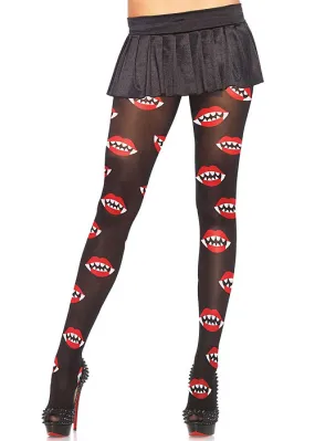 Leg Avenue Vampire Bite Print Tights ()