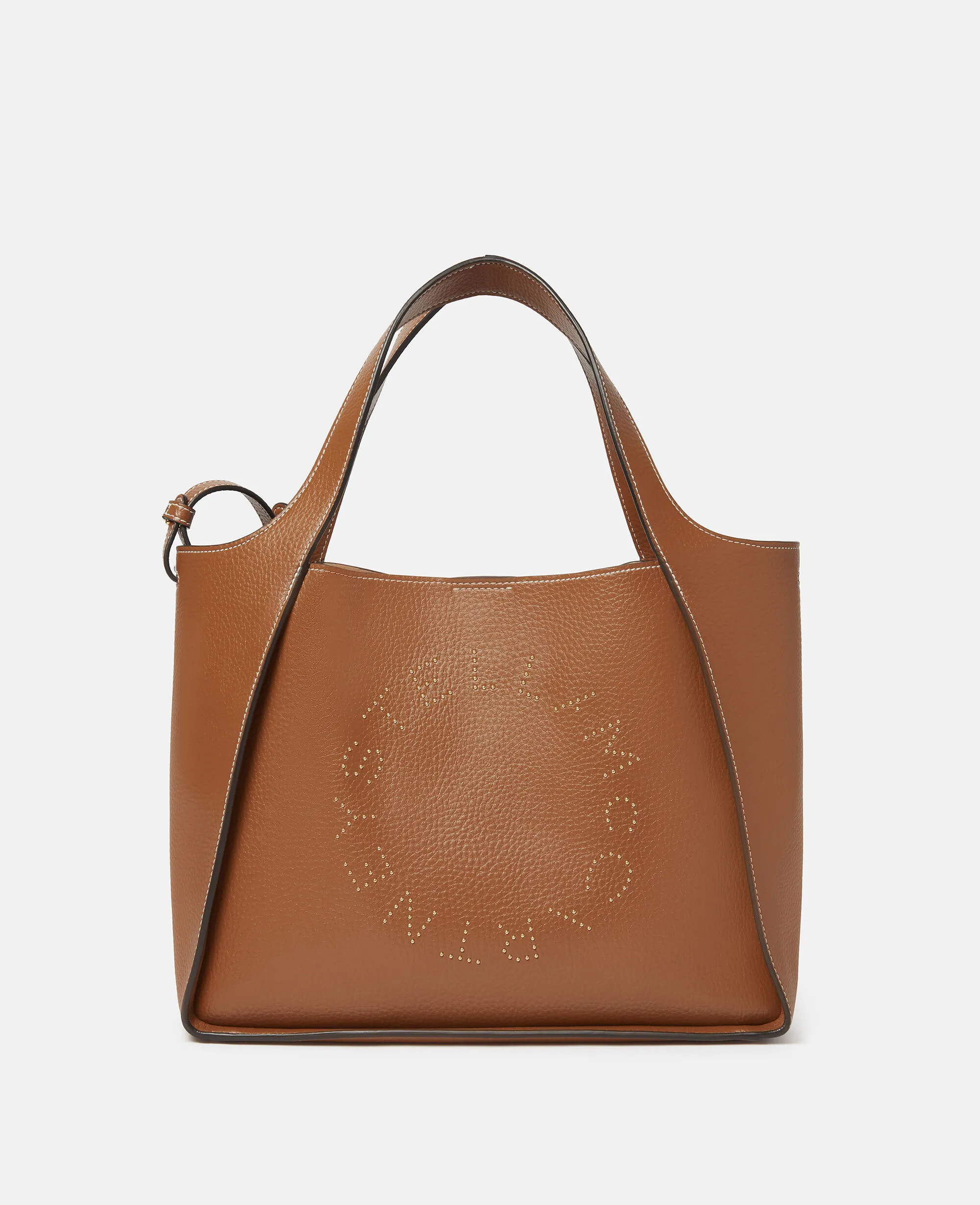 Logo Top Handle Crossbody Tote Bag