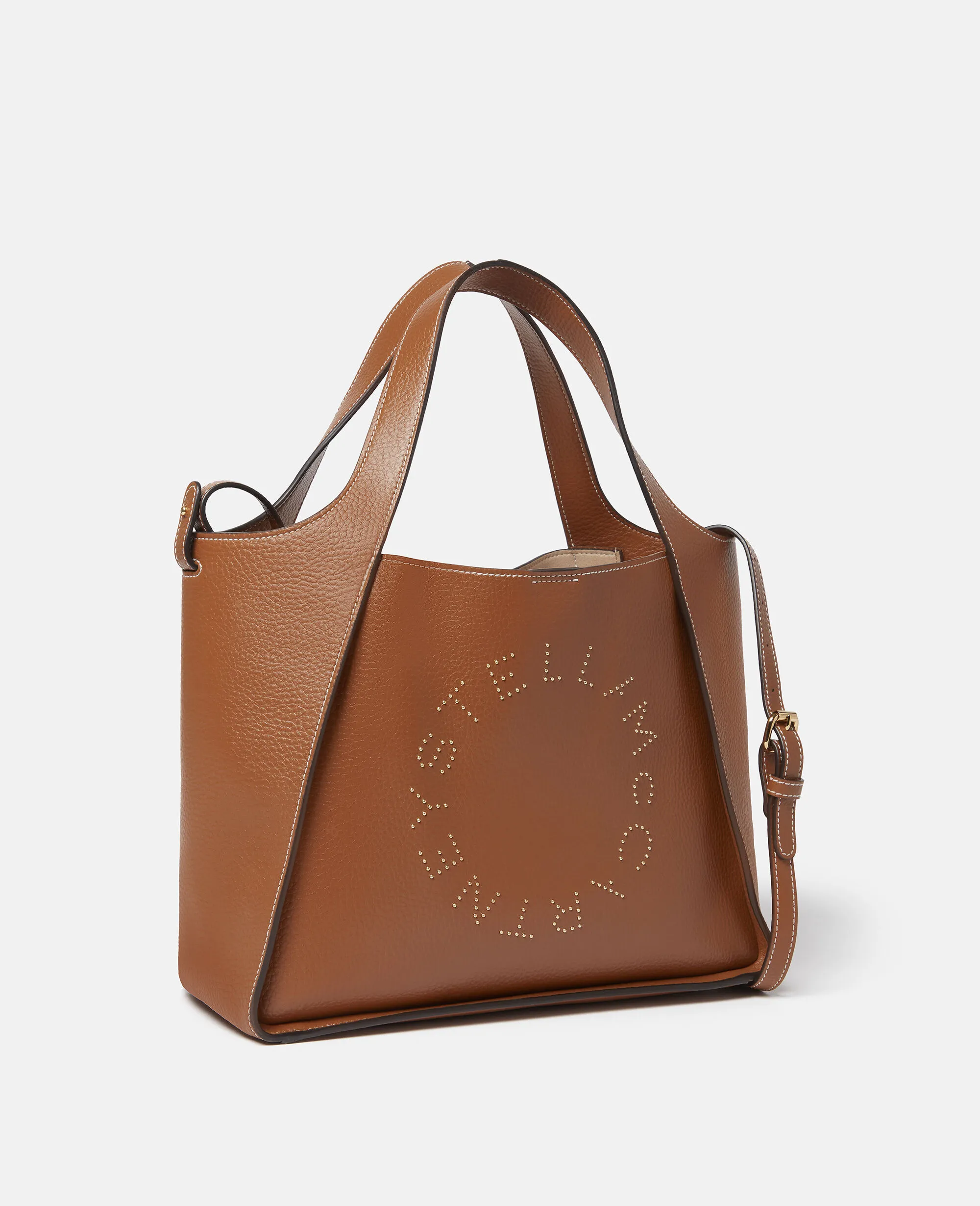 Logo Top Handle Crossbody Tote Bag