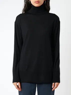 Loose Fit Merino Wool Turtleneck