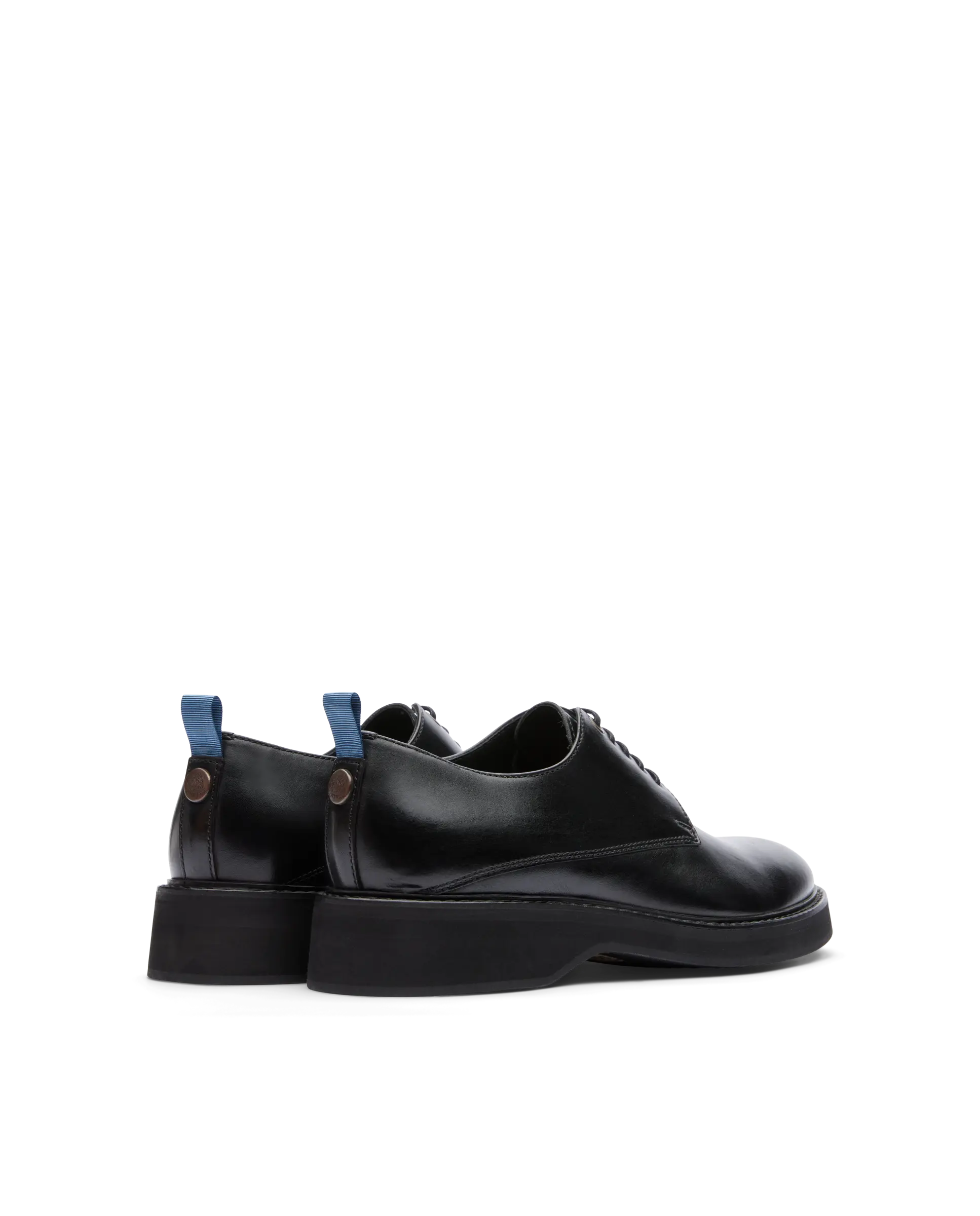 Luca Black Brush Off Calf Derby