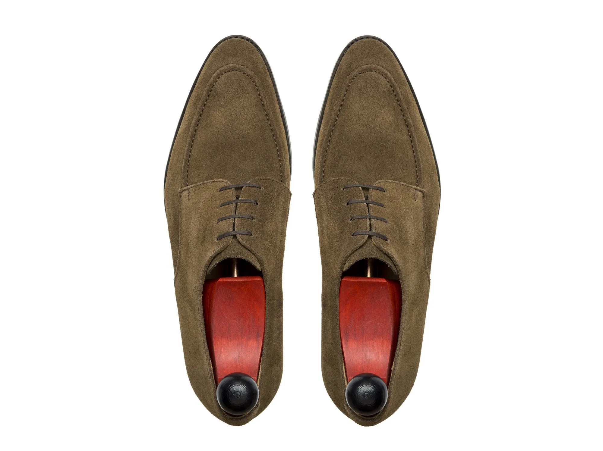 Lynwood - MTO - Taupe Suede - SEA Last - Double Leather Sole