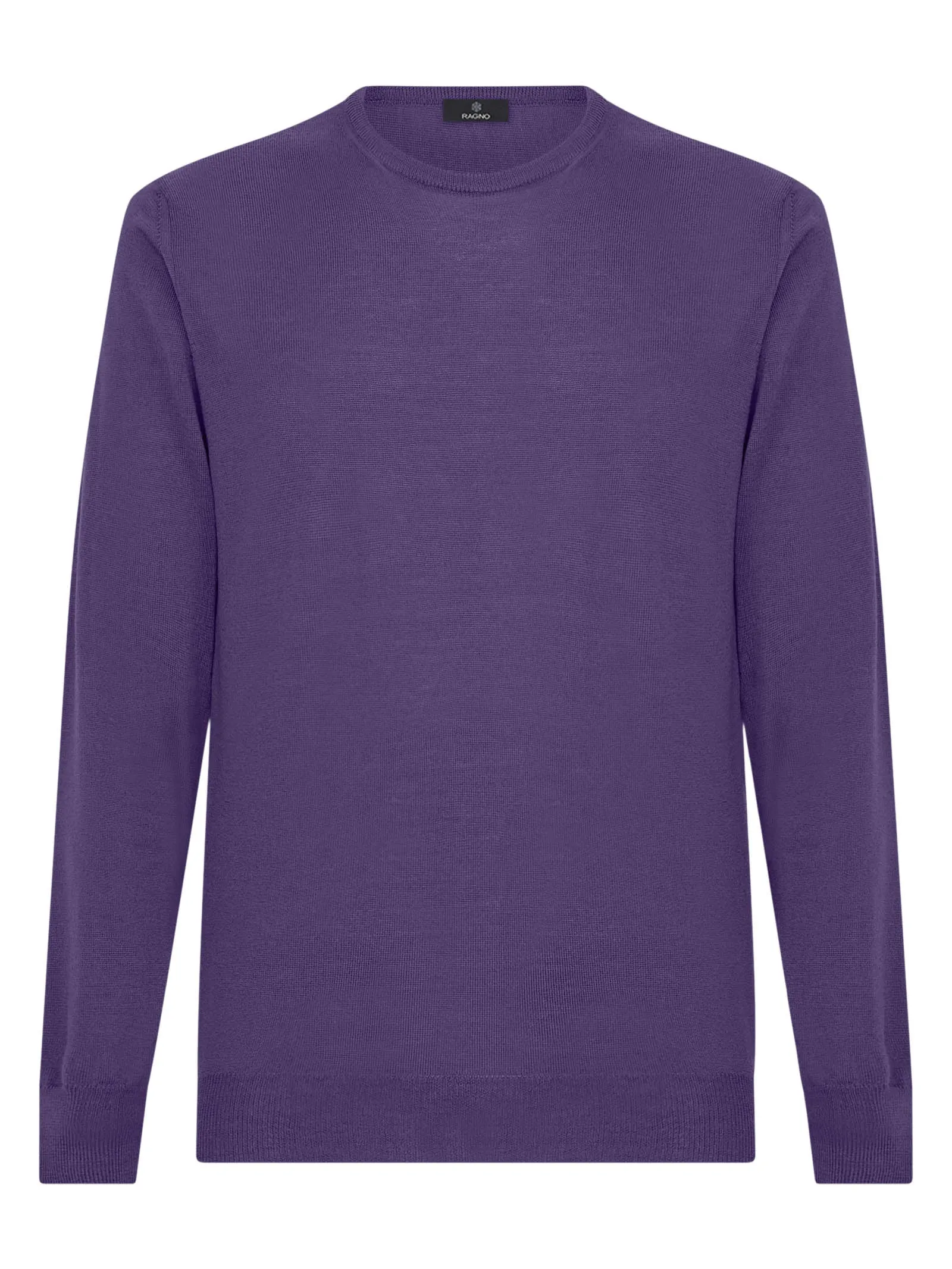 Maglia girocollo in Merino 2.0 - Purple Reign