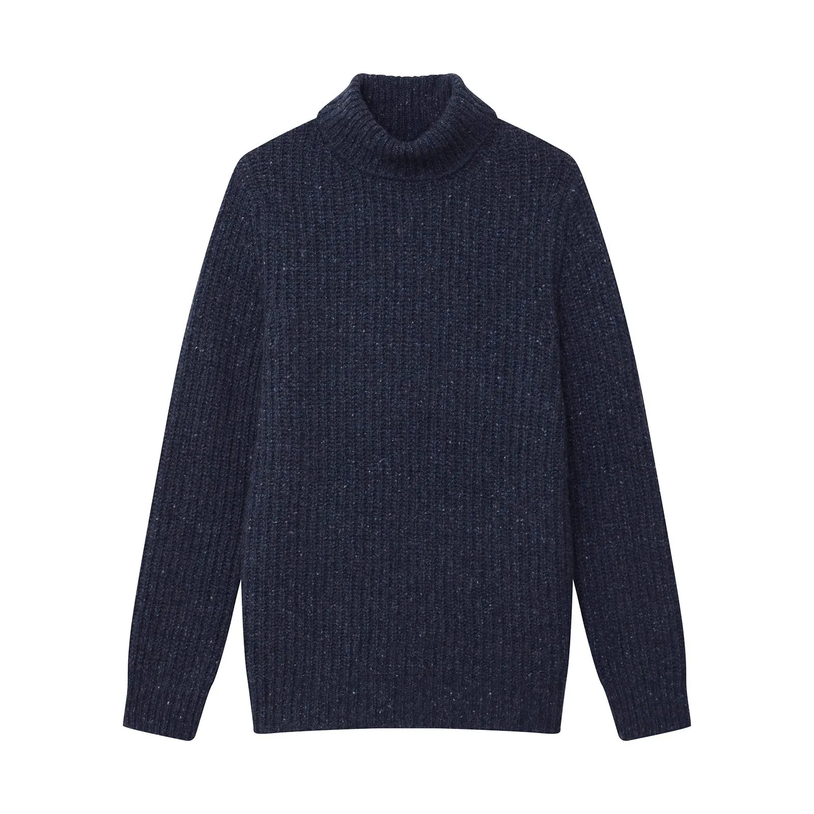 Marled Cashmere Turtleneck Sweater