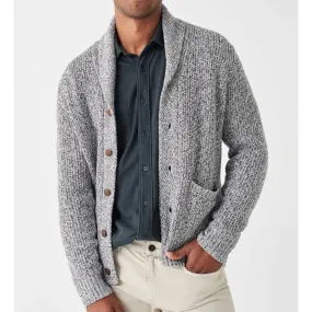 Marled Cotton Cardigan