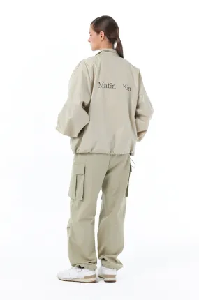 MATIN KIM LOGO COATING JUMPER