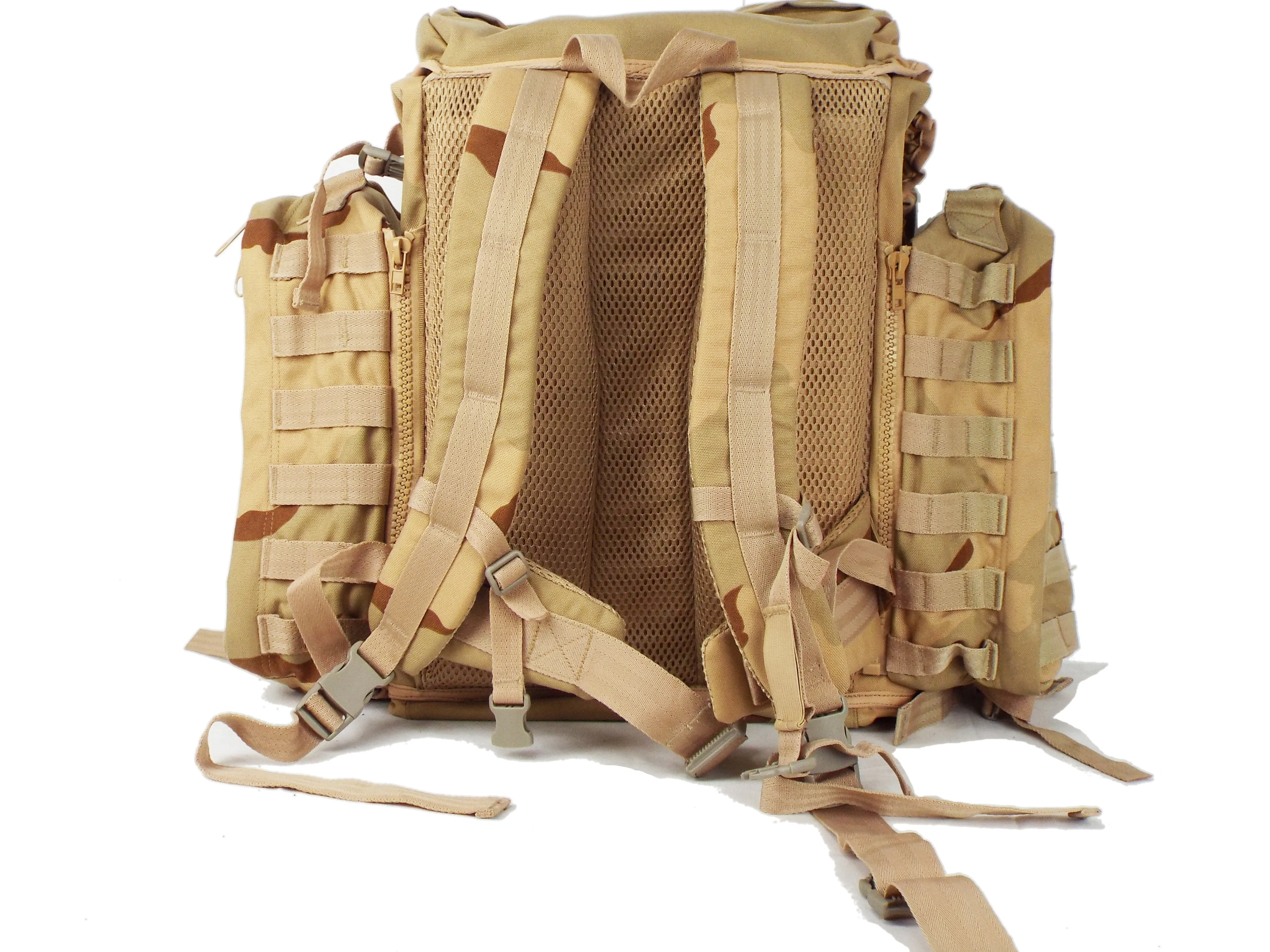 Miltec Desert camouflage - emergency stretcher - folds into back pack - Unissued condition