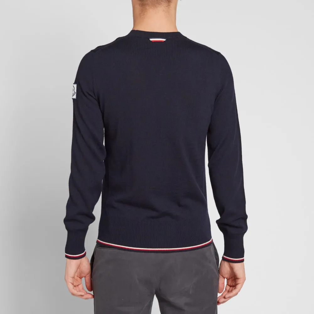 Moncler Gamme Bleu Merino Crew KnitNavy