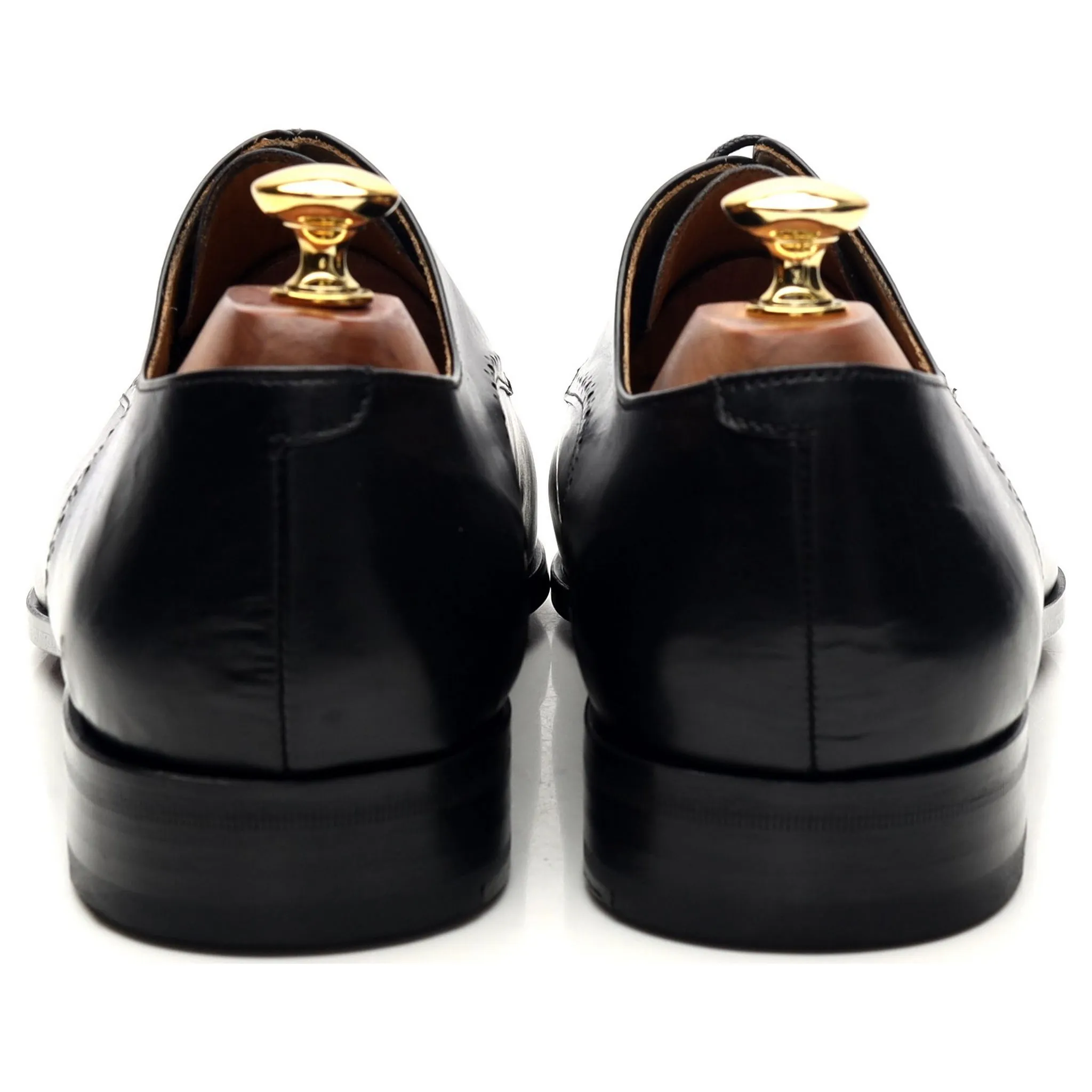 'Montana' Black Leather Derby UK 9