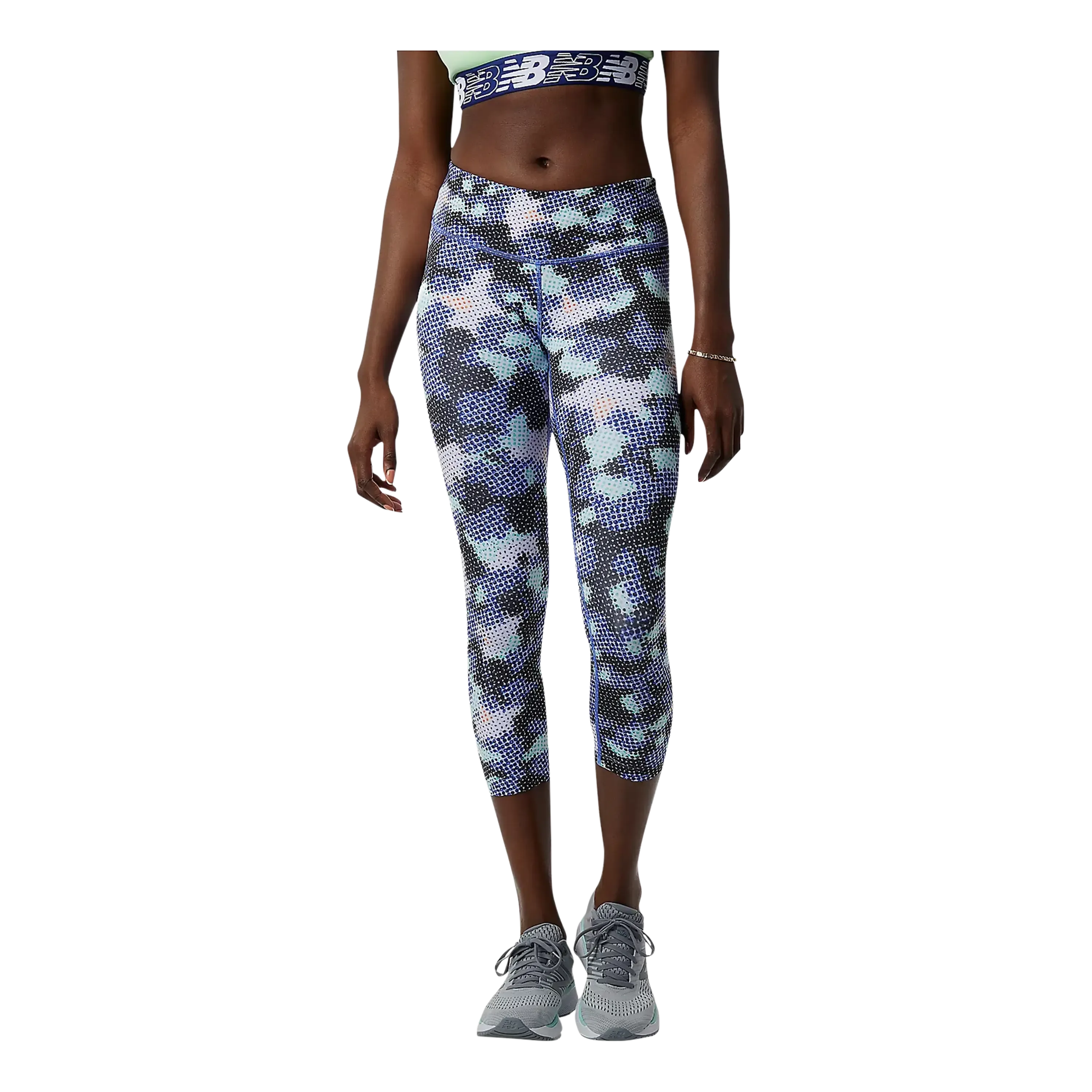 New Balance Printed Accelerate Capri Running Tights