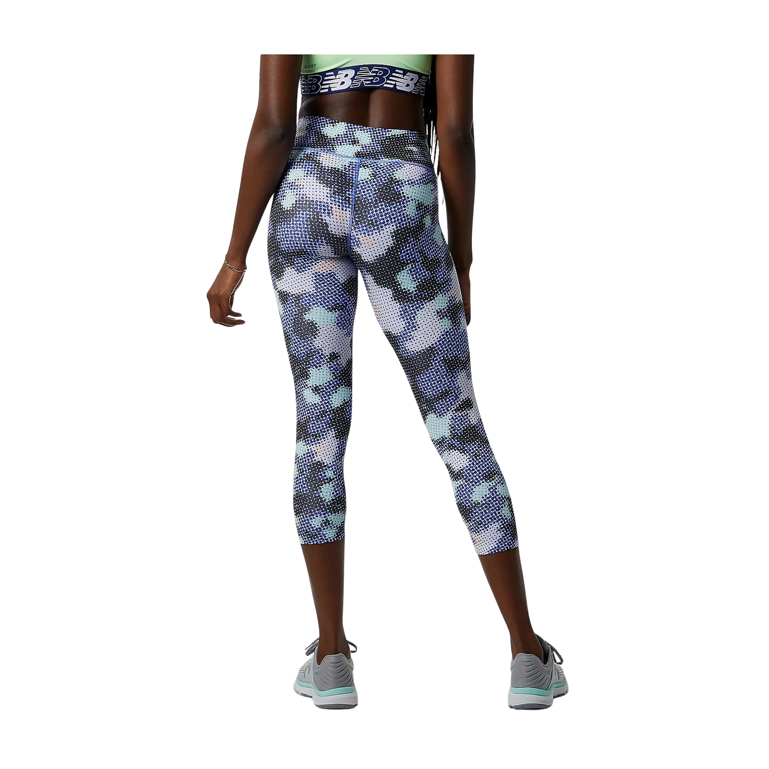 New Balance Printed Accelerate Capri Running Tights