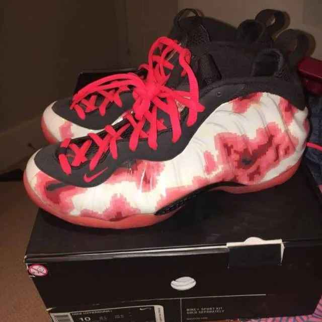 Nike Foamposite One Thermal map