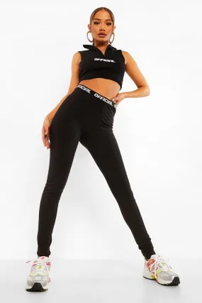 Official Tape Waistband Leggings