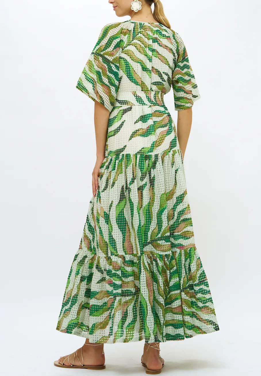 OLIPHANT RAGLAN BELTED MAXI